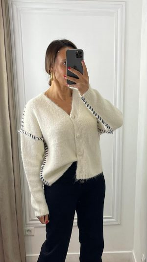 Cardigan alpaca