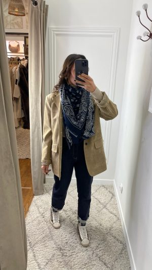 Echarpe fine motif bandana