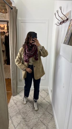 Echarpe fine motif bandana